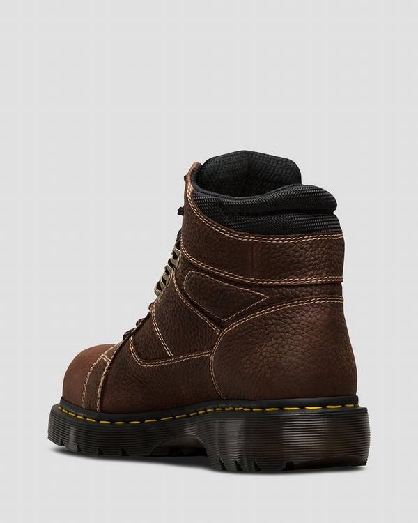 Dr Martens Dámské Pracovní Boty Ironbridge Steel Toe Hnědé, CZ-275390